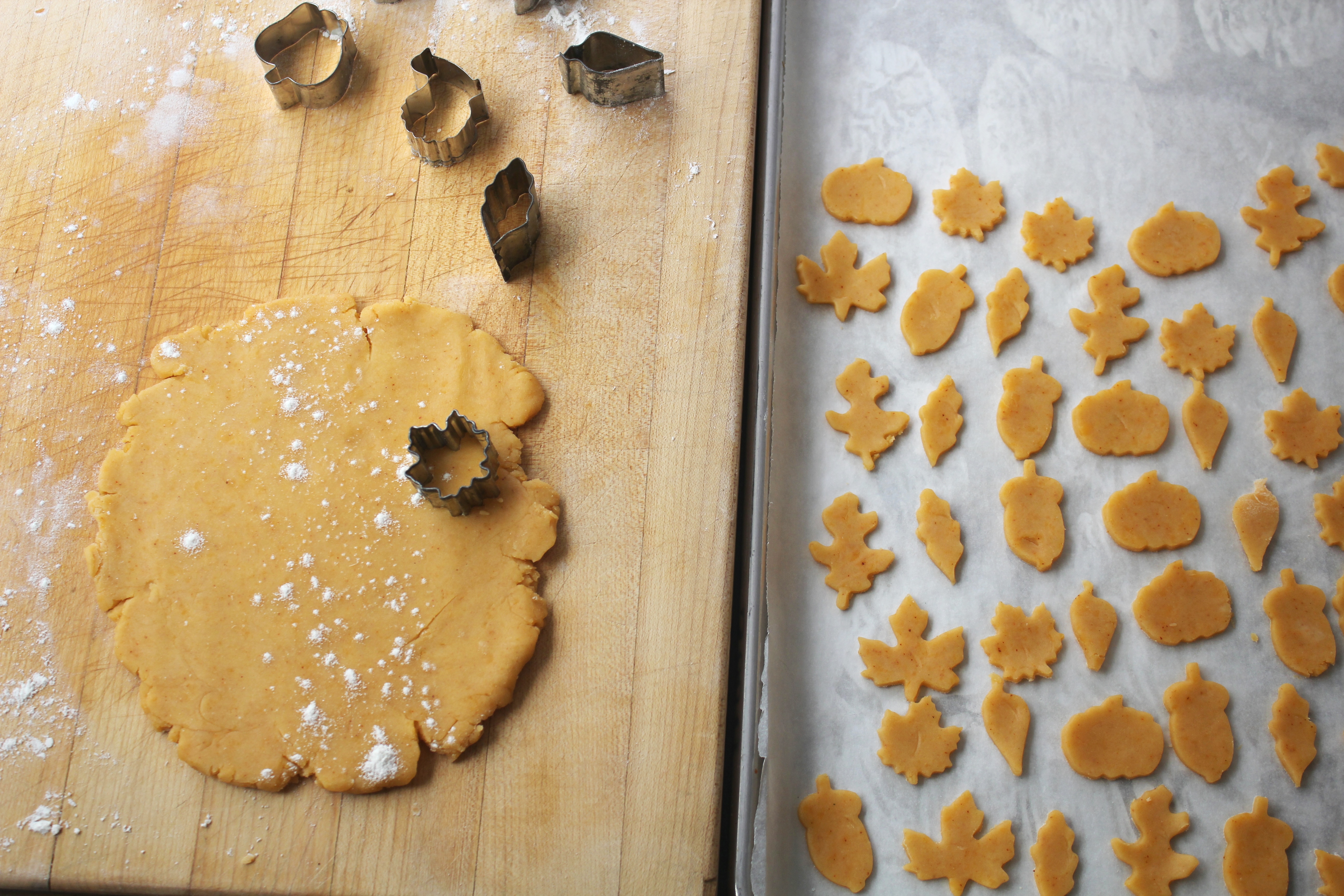 Pumpkin-shaped Cheddar Crackers | Emerils.com