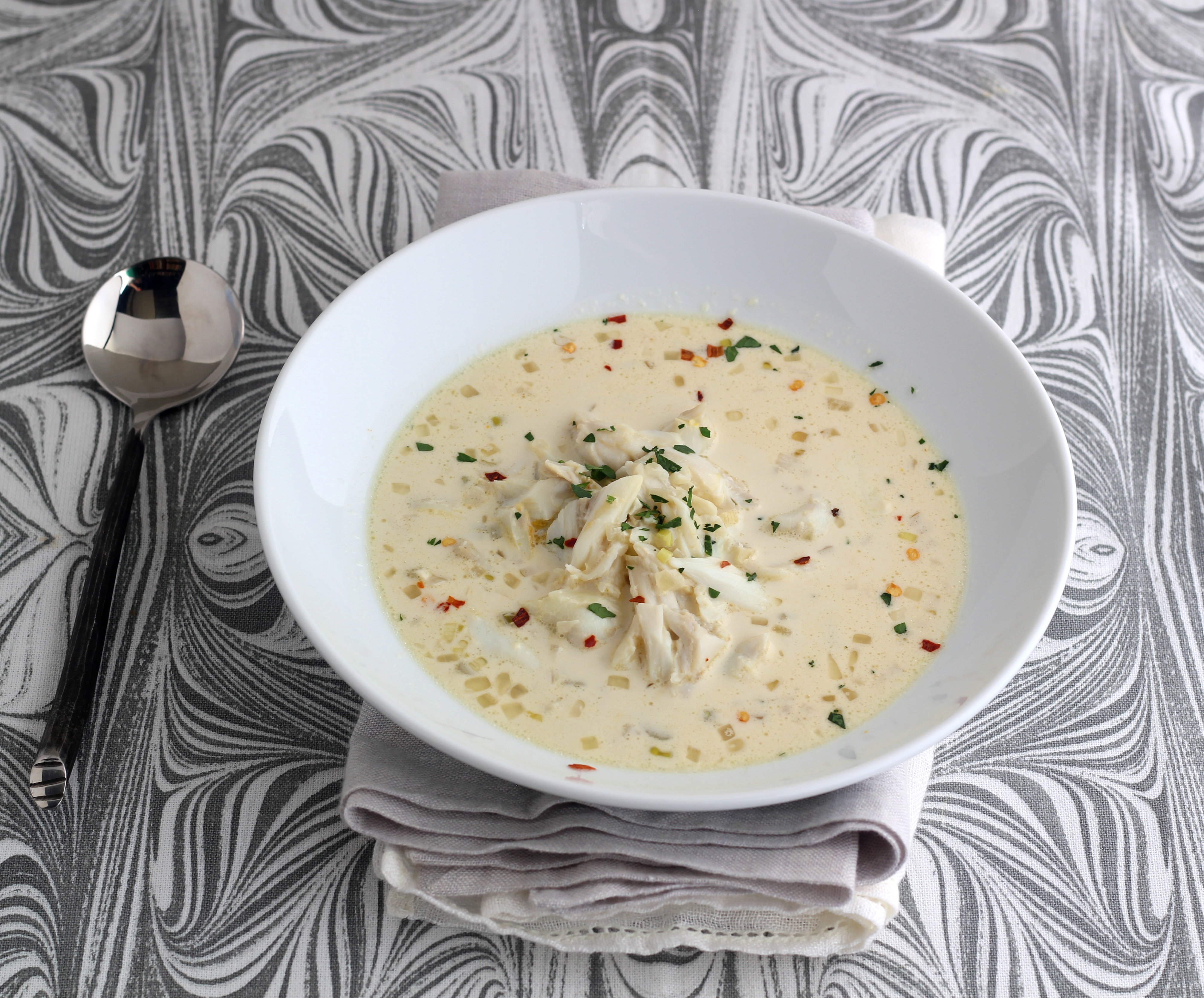 Crab And Sugar Cane Soup | Emerils.com