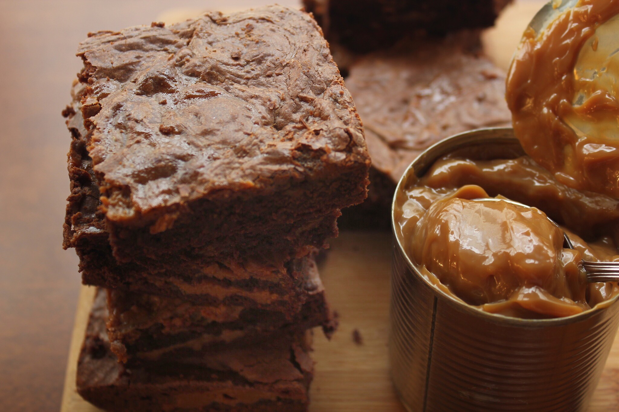 Dulce de Leche Brownies | Emerils.com