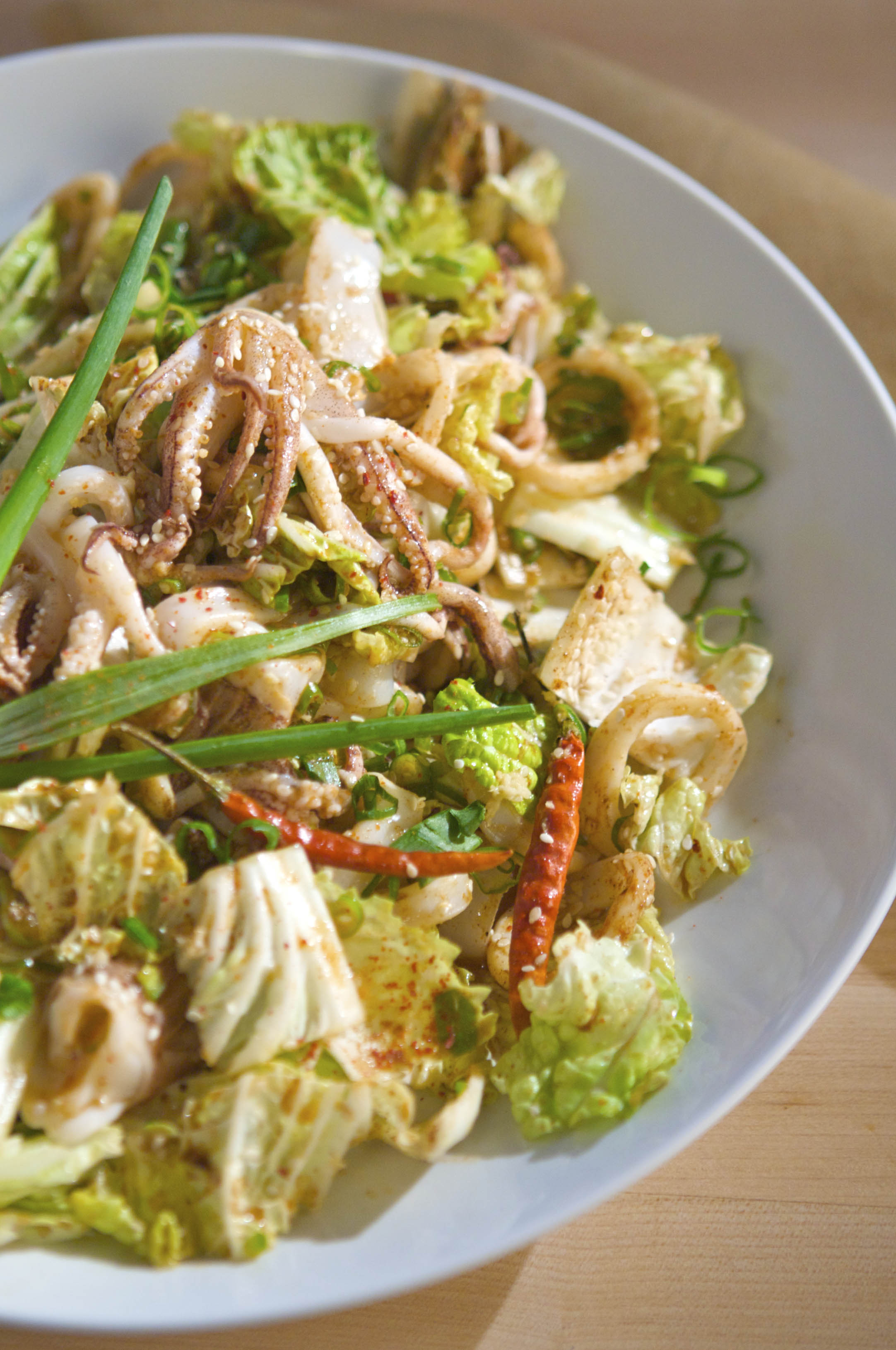 Stir-fried Squid With Chile Sauce | Emerils.com