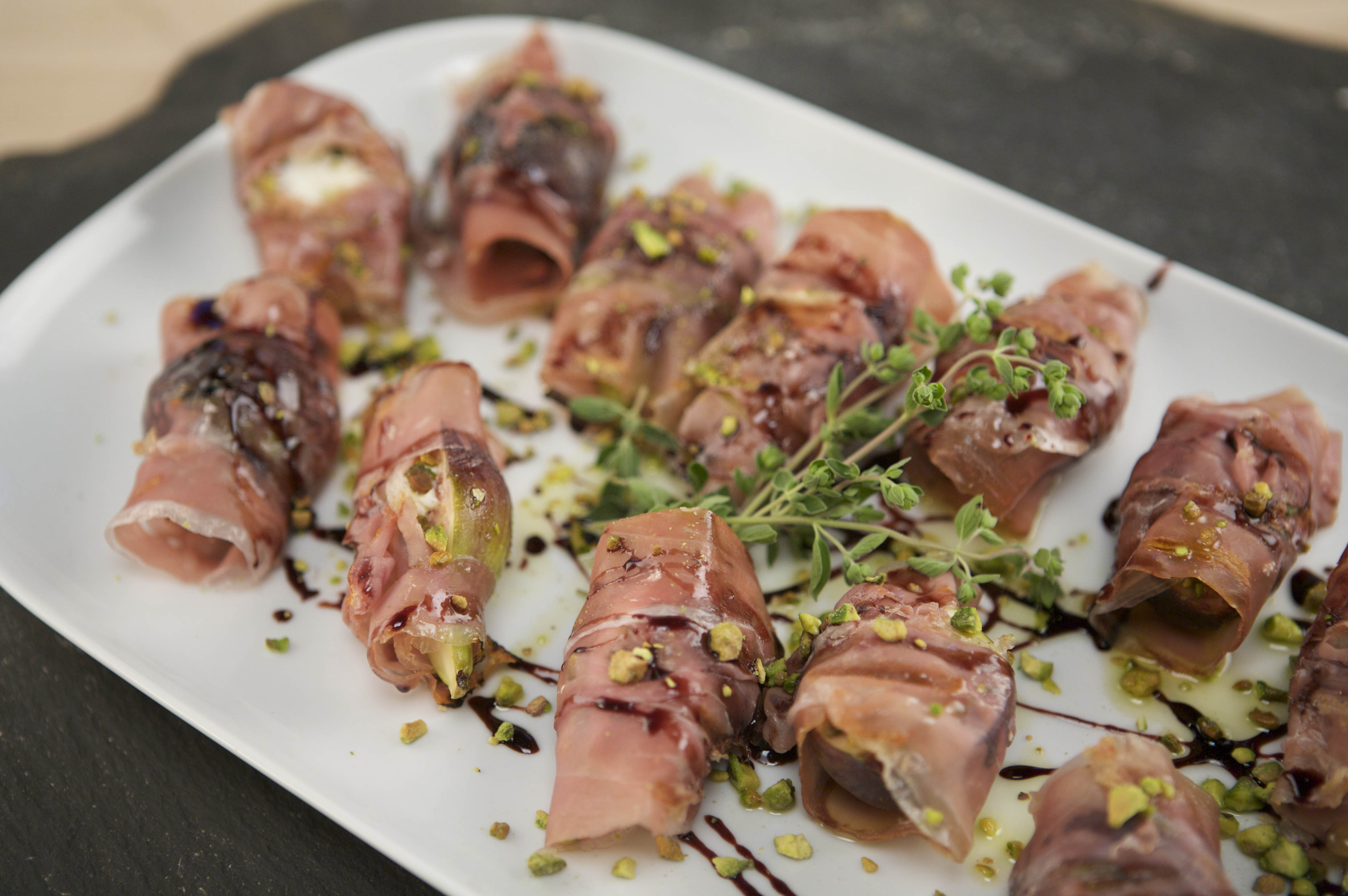 Pistachio And Cheese-stuffed Figs | Emerils.com