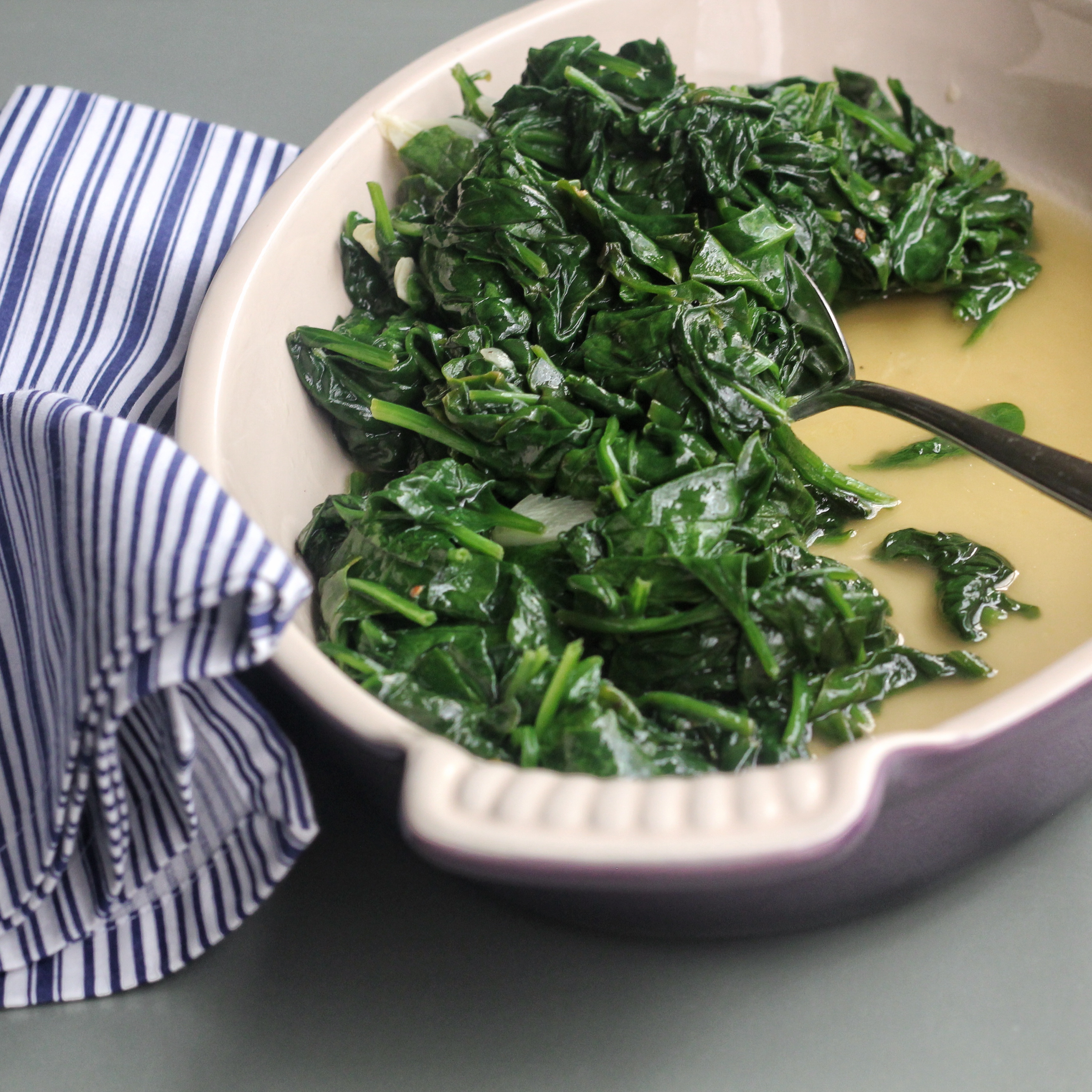 Garlic Spinach | Emerils.com