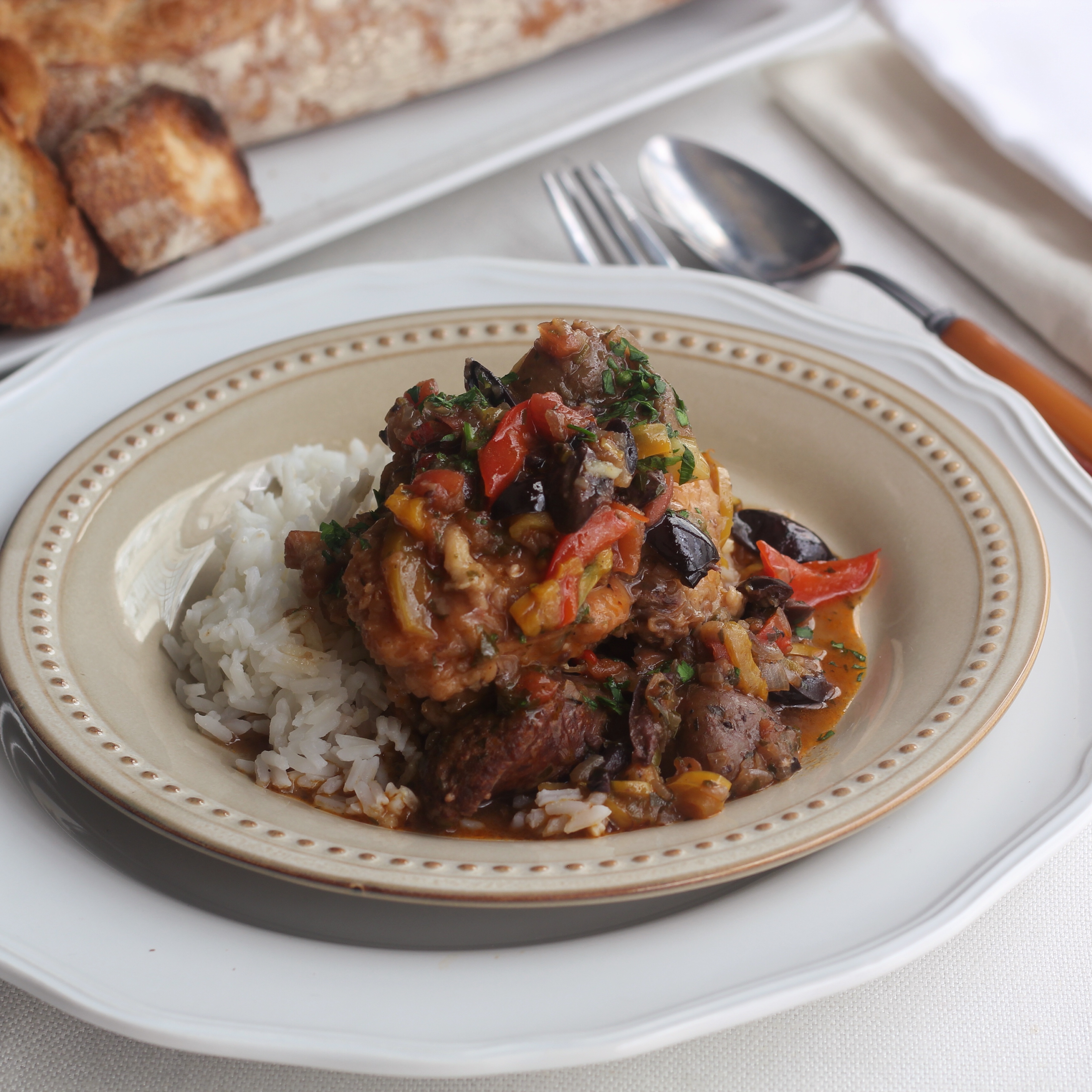 Hilda's Portuguese Stewed Chicken | Emerils.com