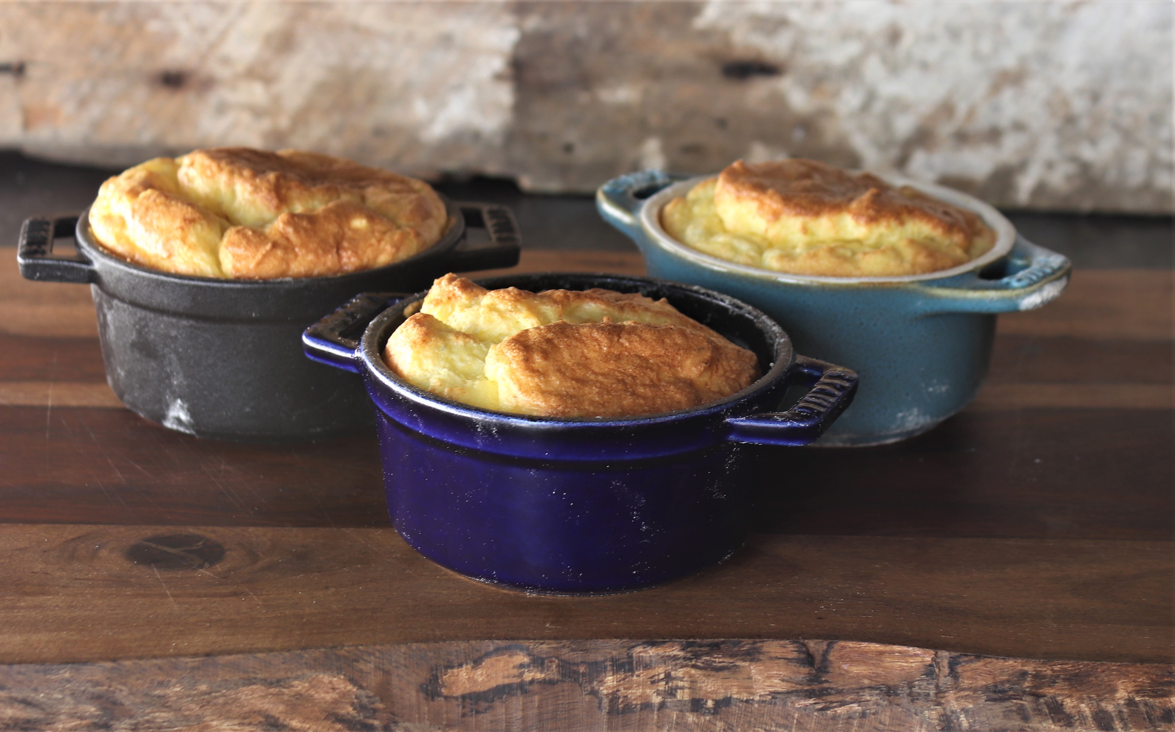 Potato and Gruyere Cheese Souffle | Emerils.com