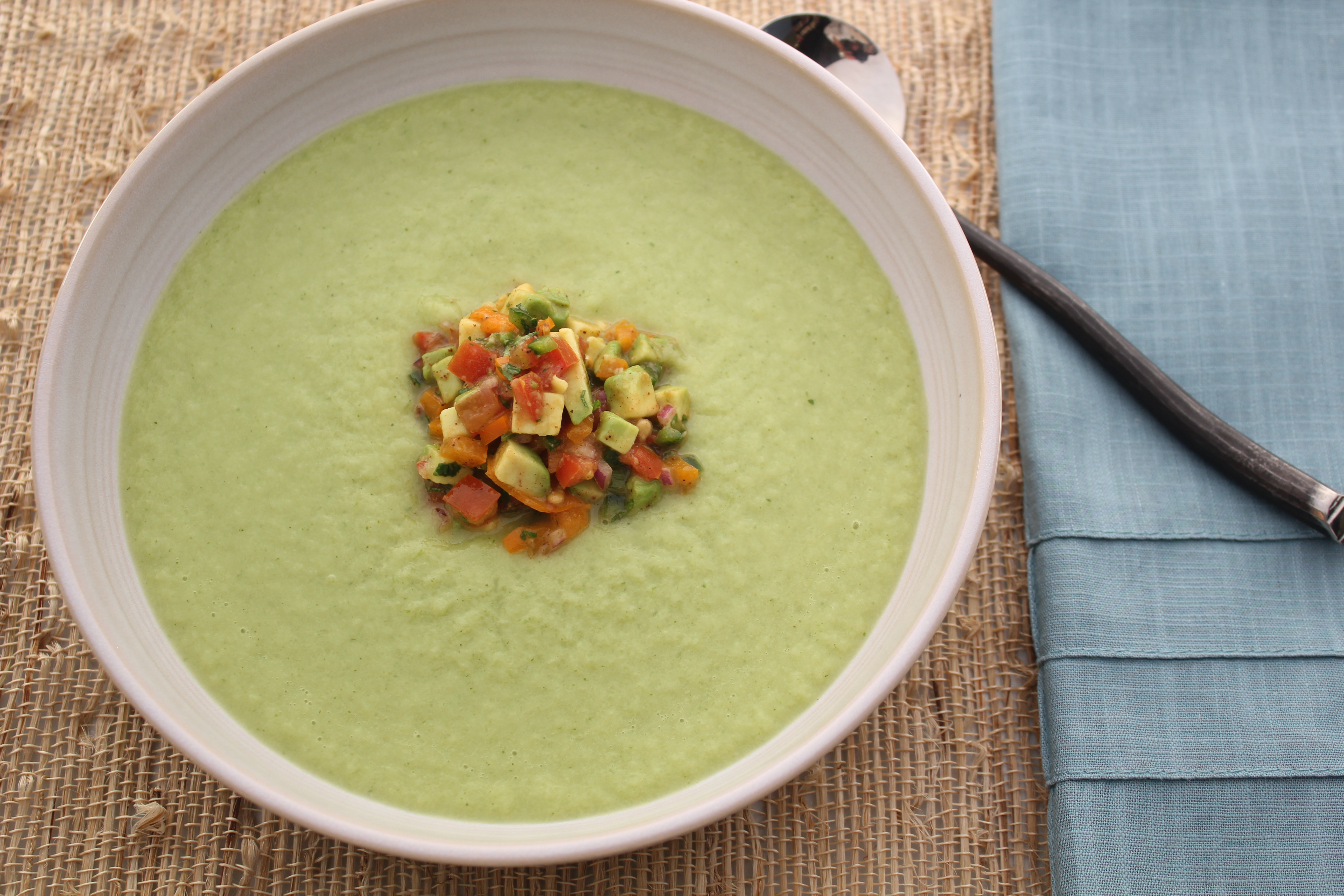 Cucumber Mint Gazpacho | Emerils.com