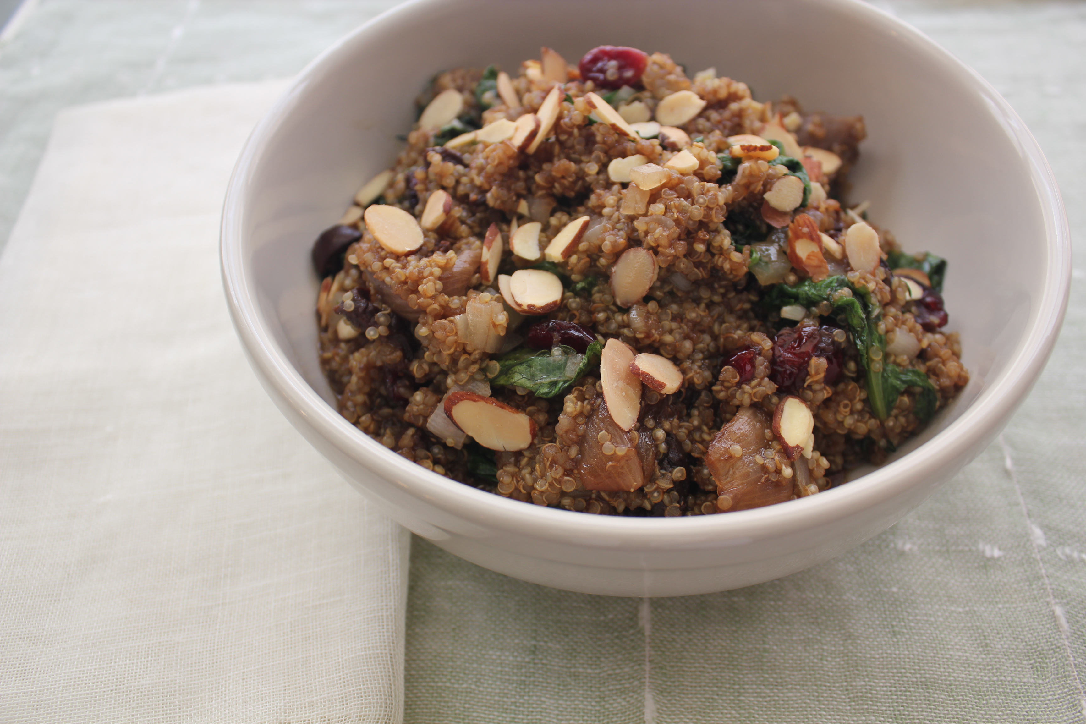 Quinoa Mix With Sauteed Kale | Emerils.com