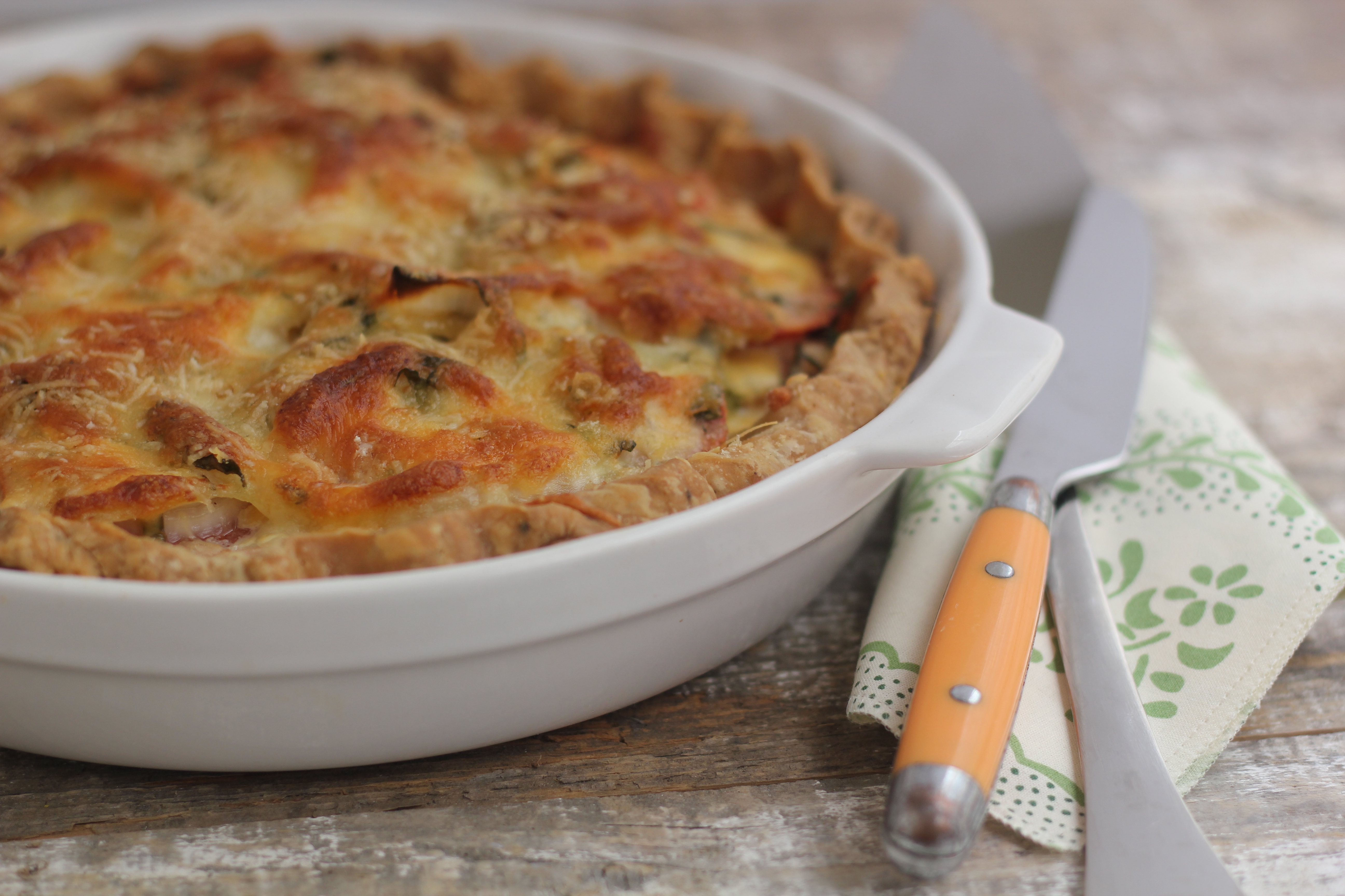 Cheesy Creole Tomato Pie | Emerils.com