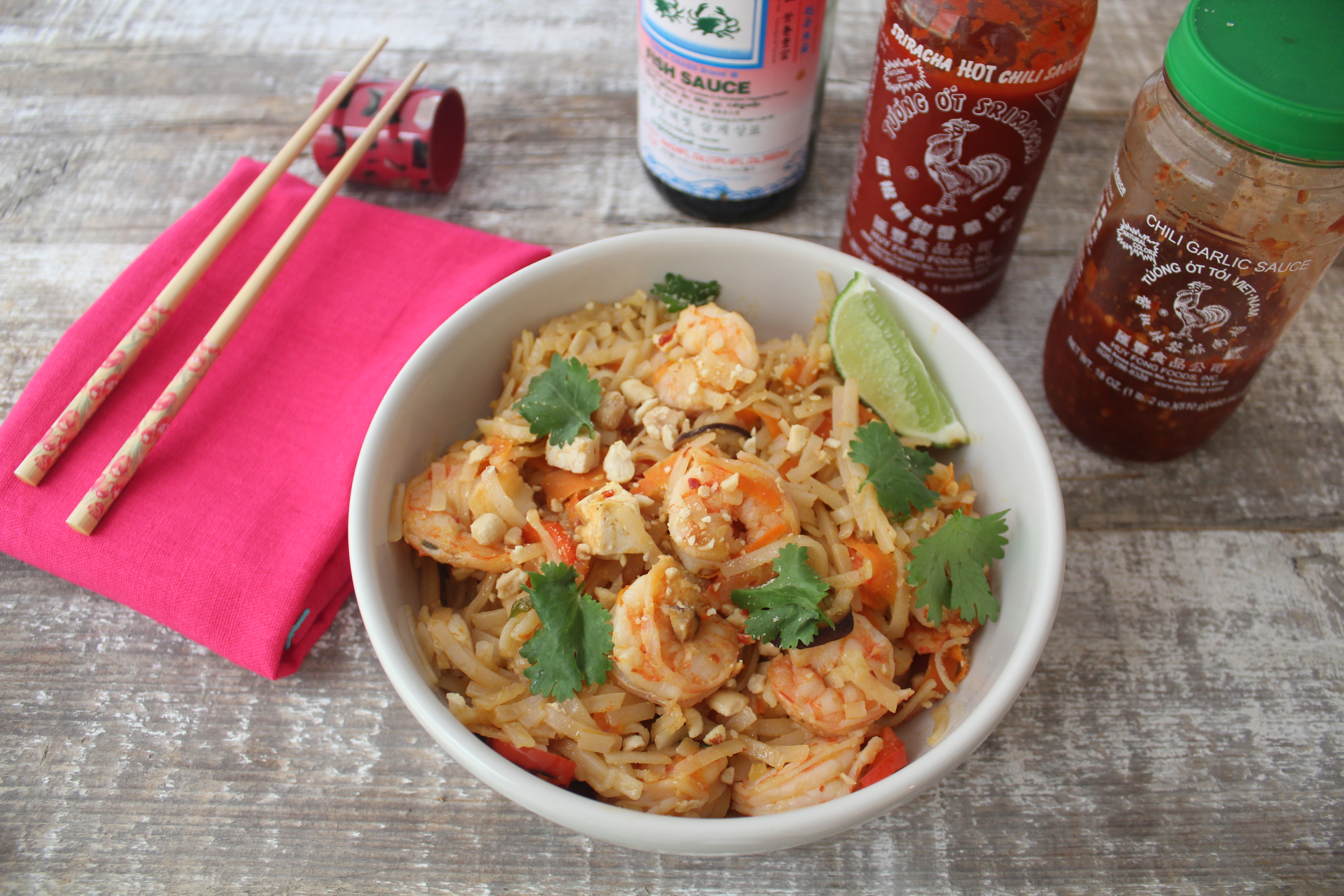 Shrimp And Vegetable Pad Thai | Emerils.com