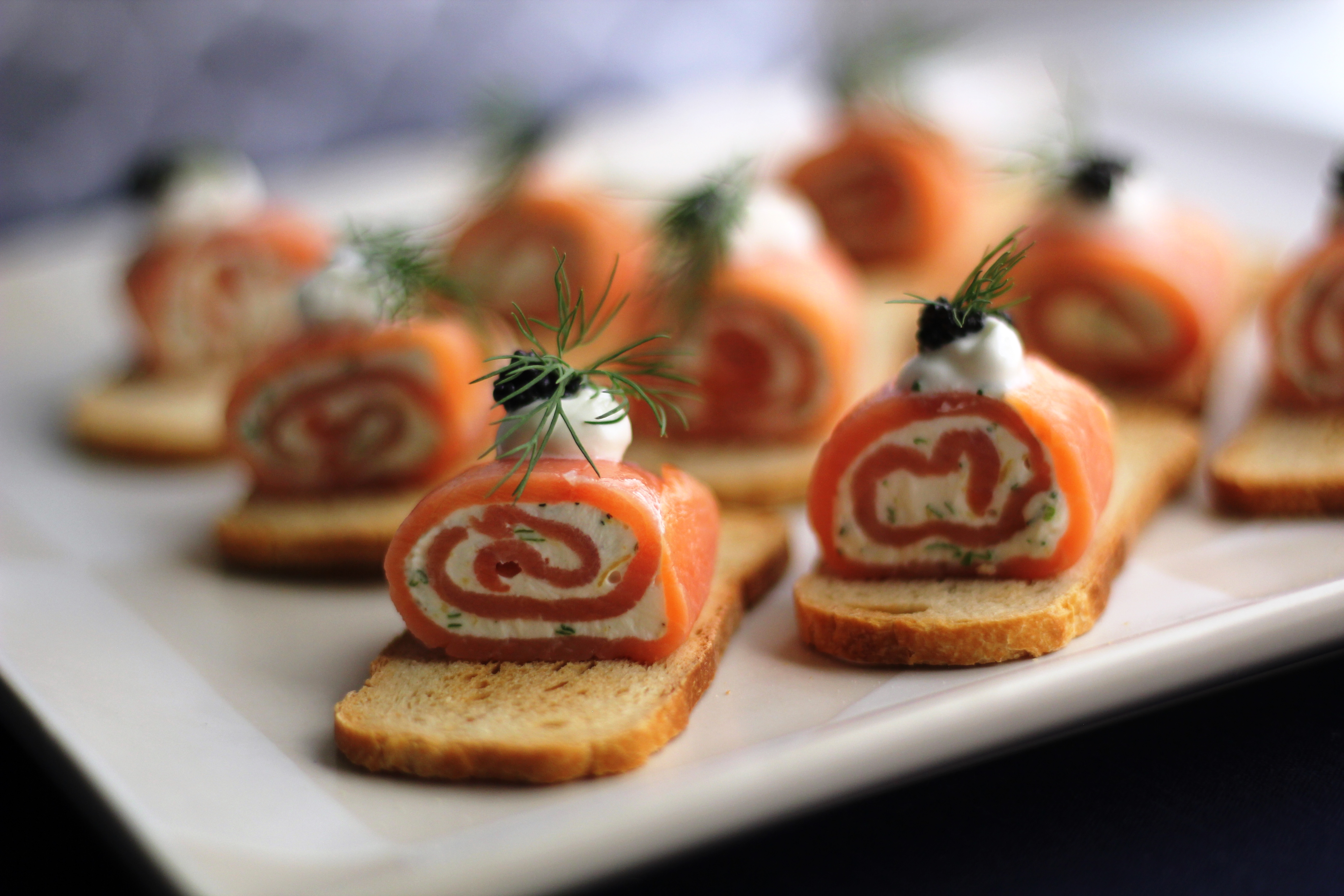 Karens Smoked Salmon Roulade | Emerils.com