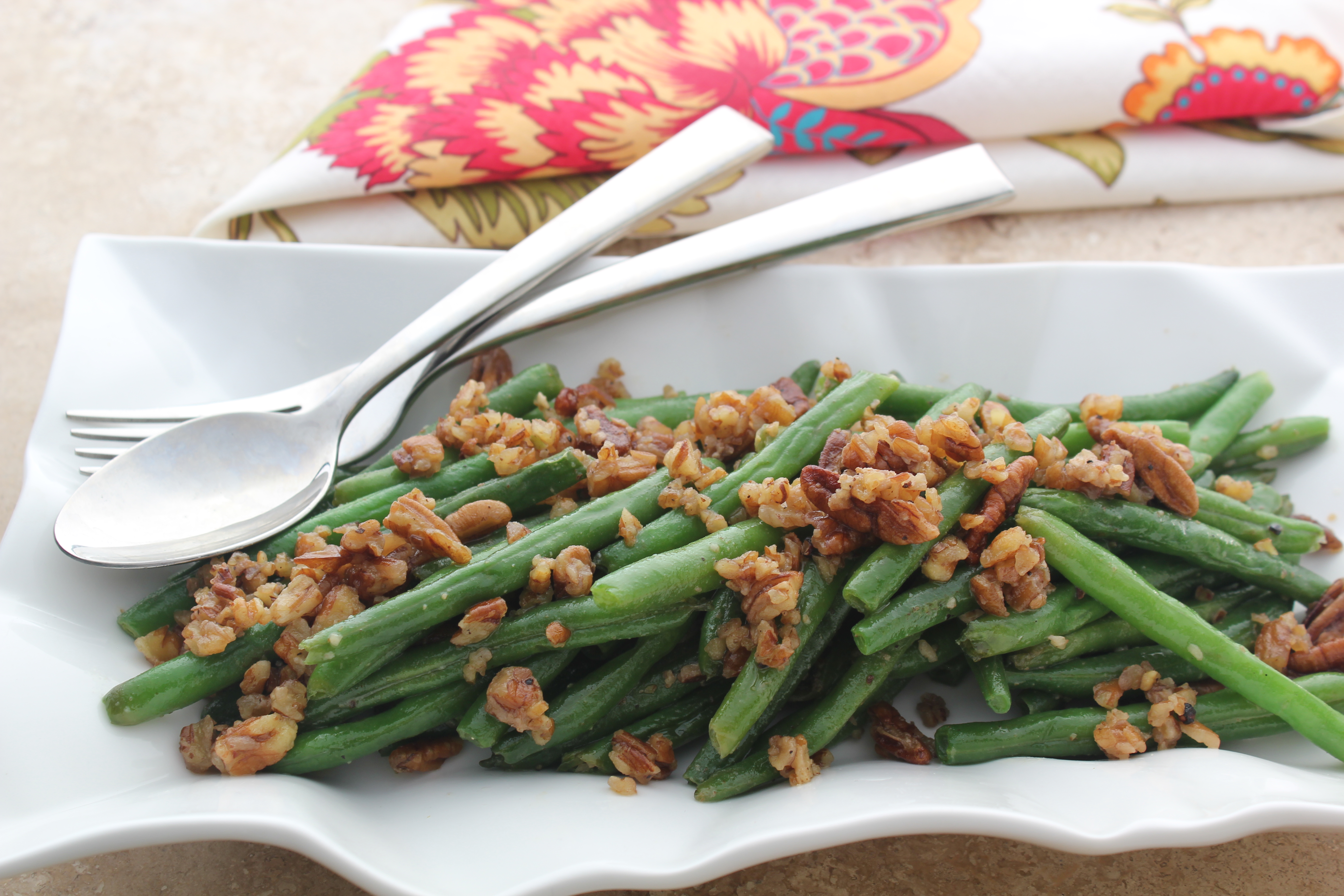 Nutty Buttery Green Beans | Emerils.com