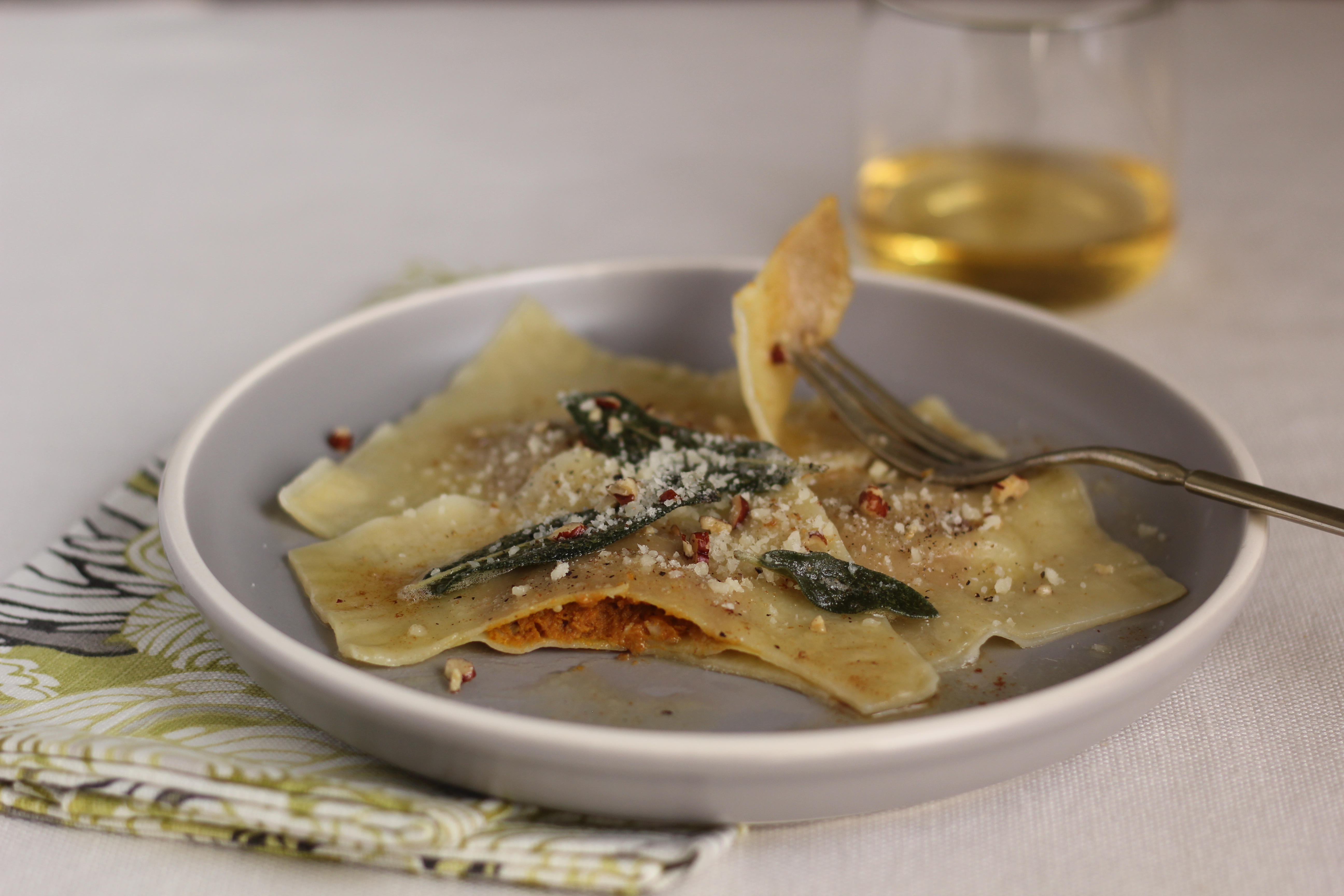 Pumpkin-pecan Ravioli | Emerils.com