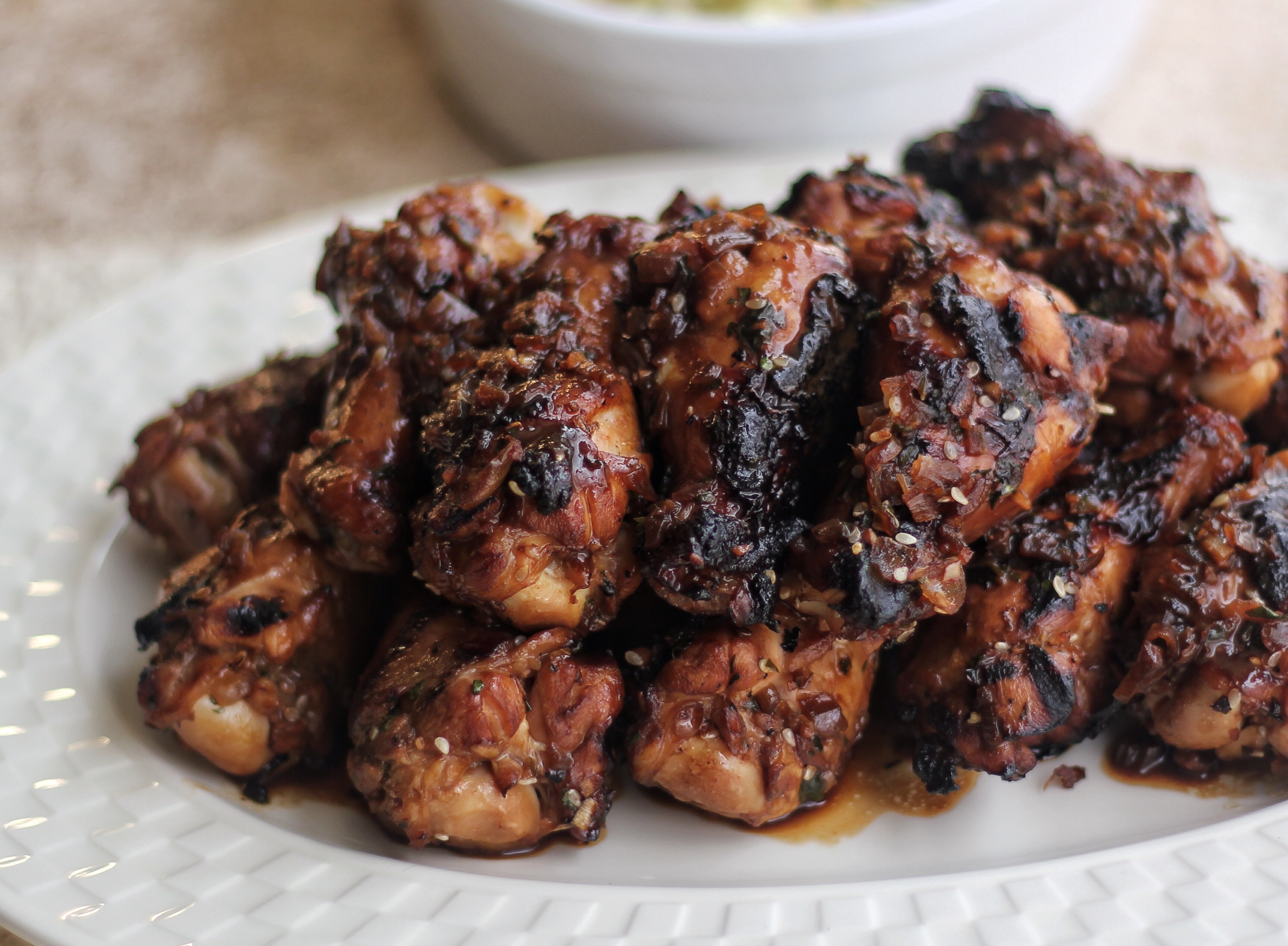 Spicy Honey Barbecued Chicken | Emerils.com