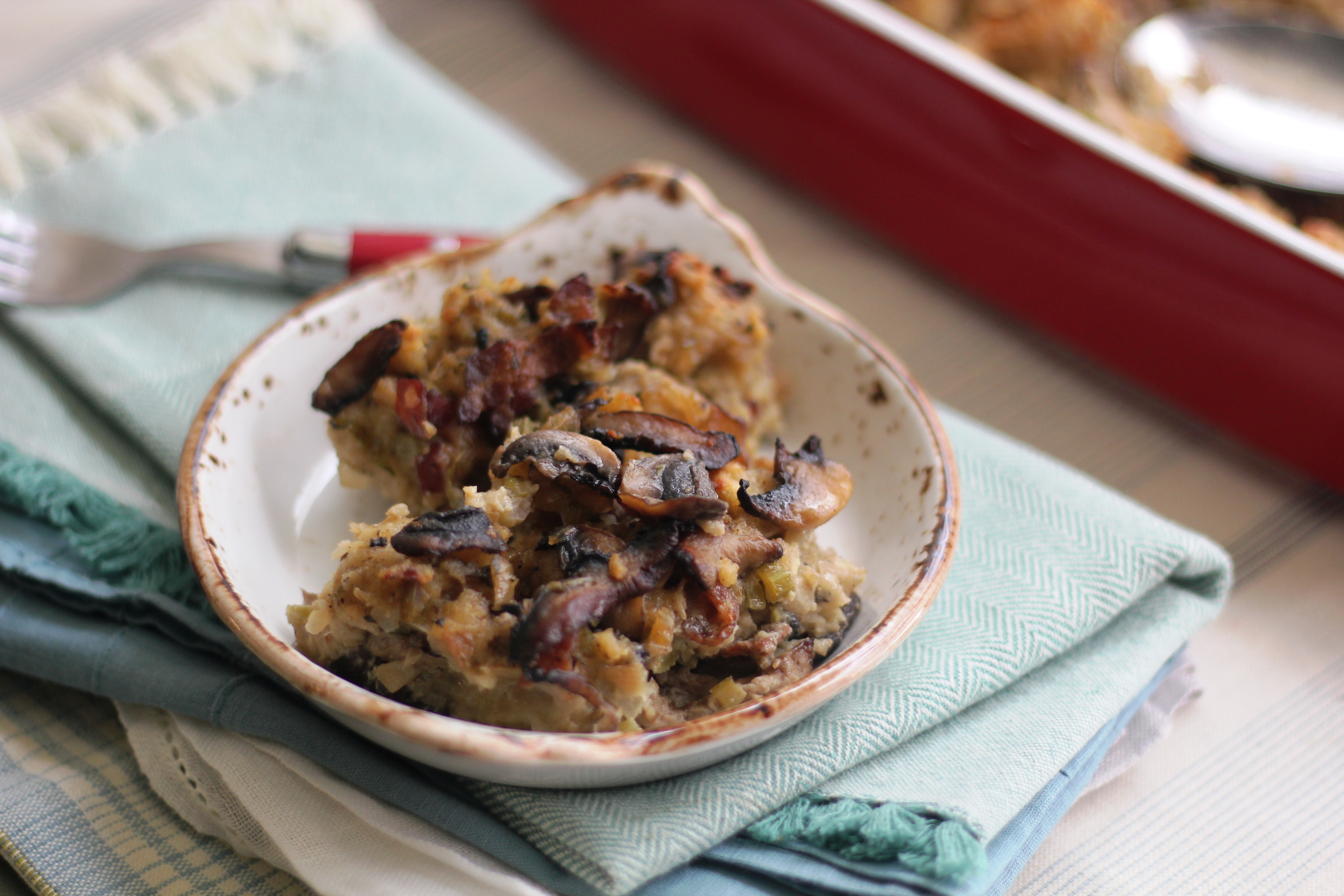 Wild Mushroom Stuffing For Turkey Roulade | Emerils.com