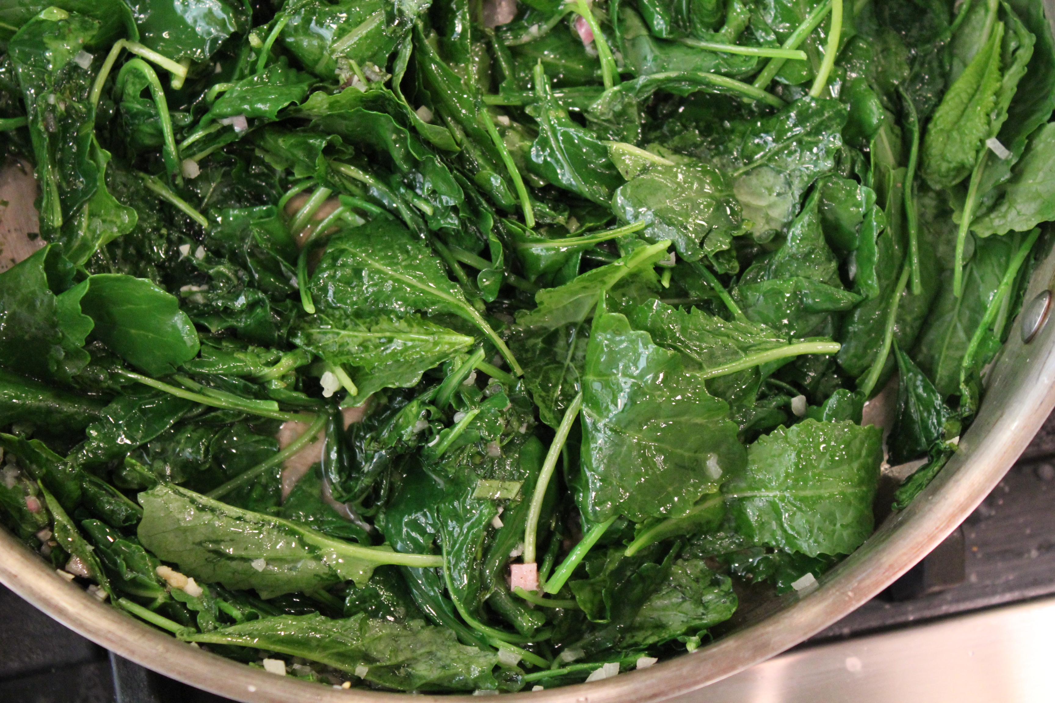 Warm Greens With Emeril's Herb Vinaigrette | Emerils.com