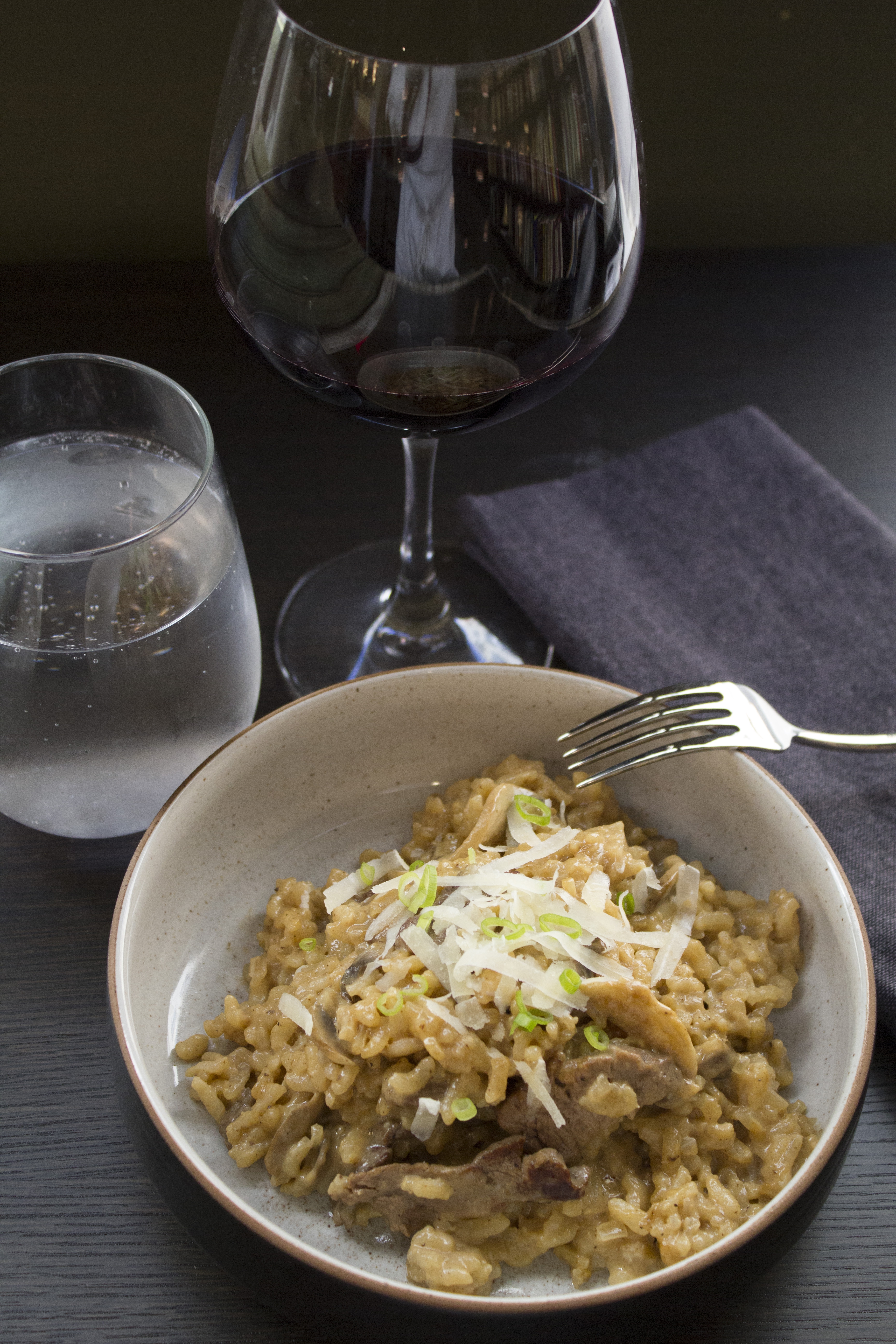 Beef And Mushroom Risotto | Emerils.com