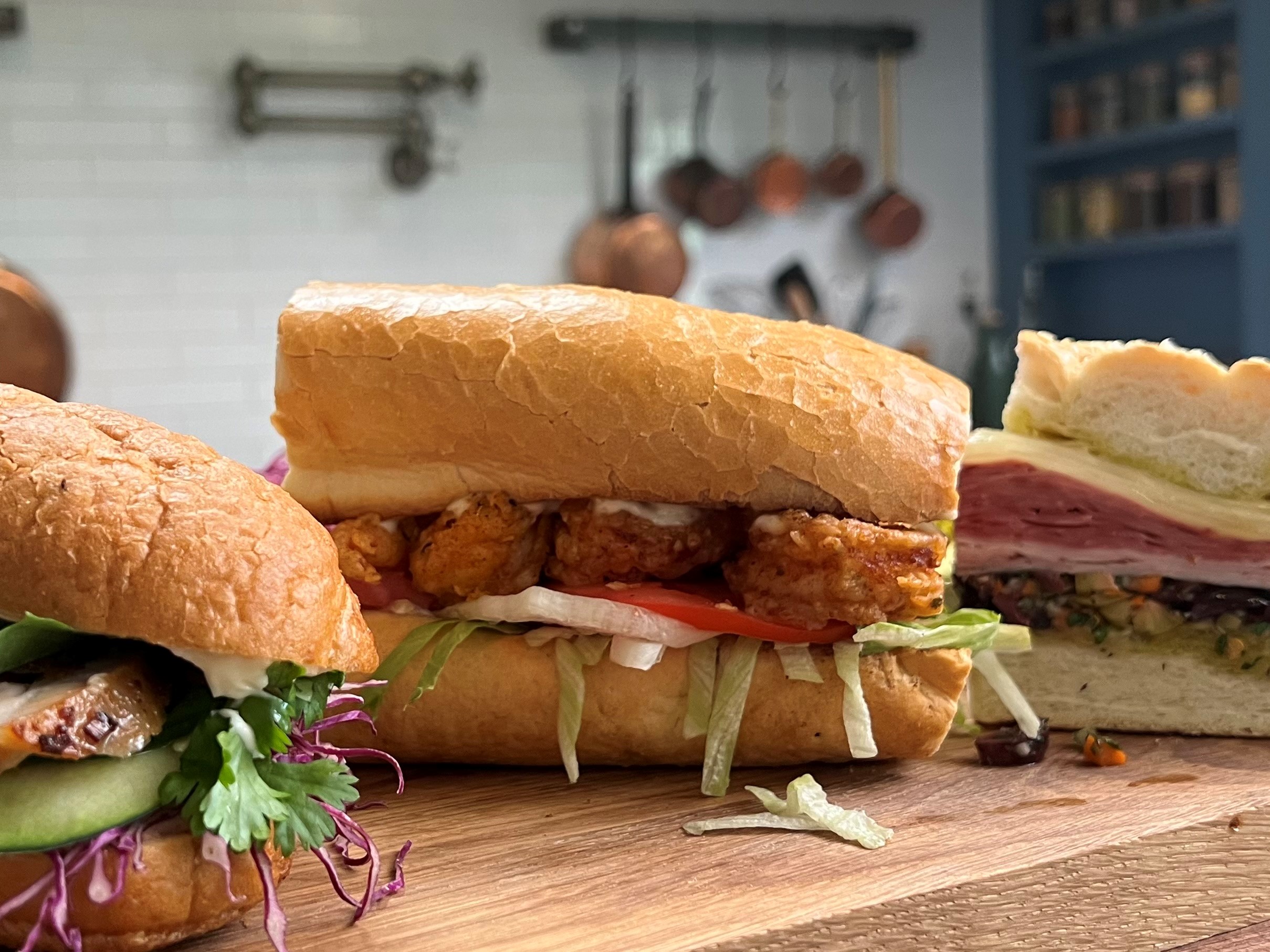 Crystal Fried Shrimp PoBoy | Emerils.com