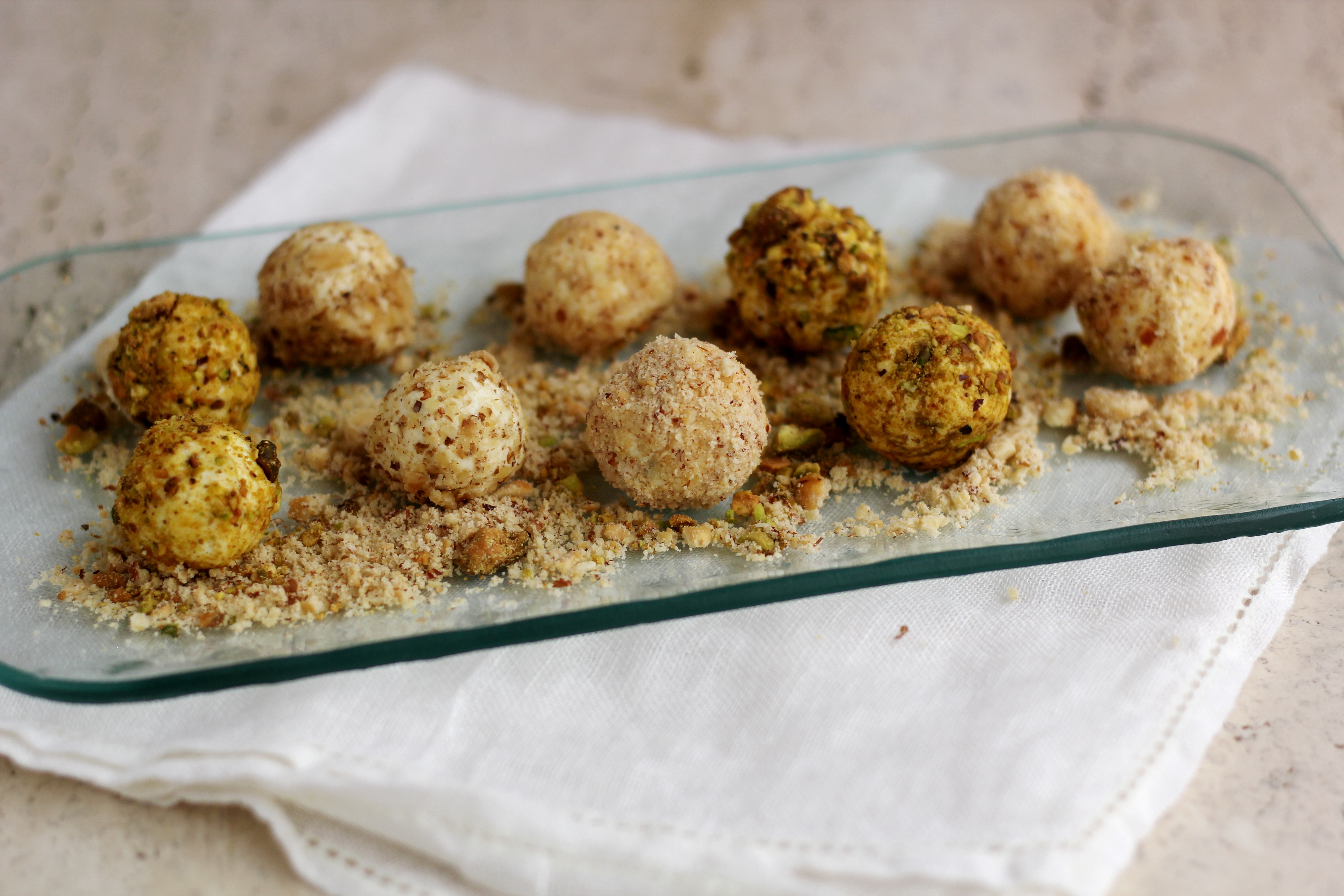 Goat Cheese Coated Grapes | Emerils.com
