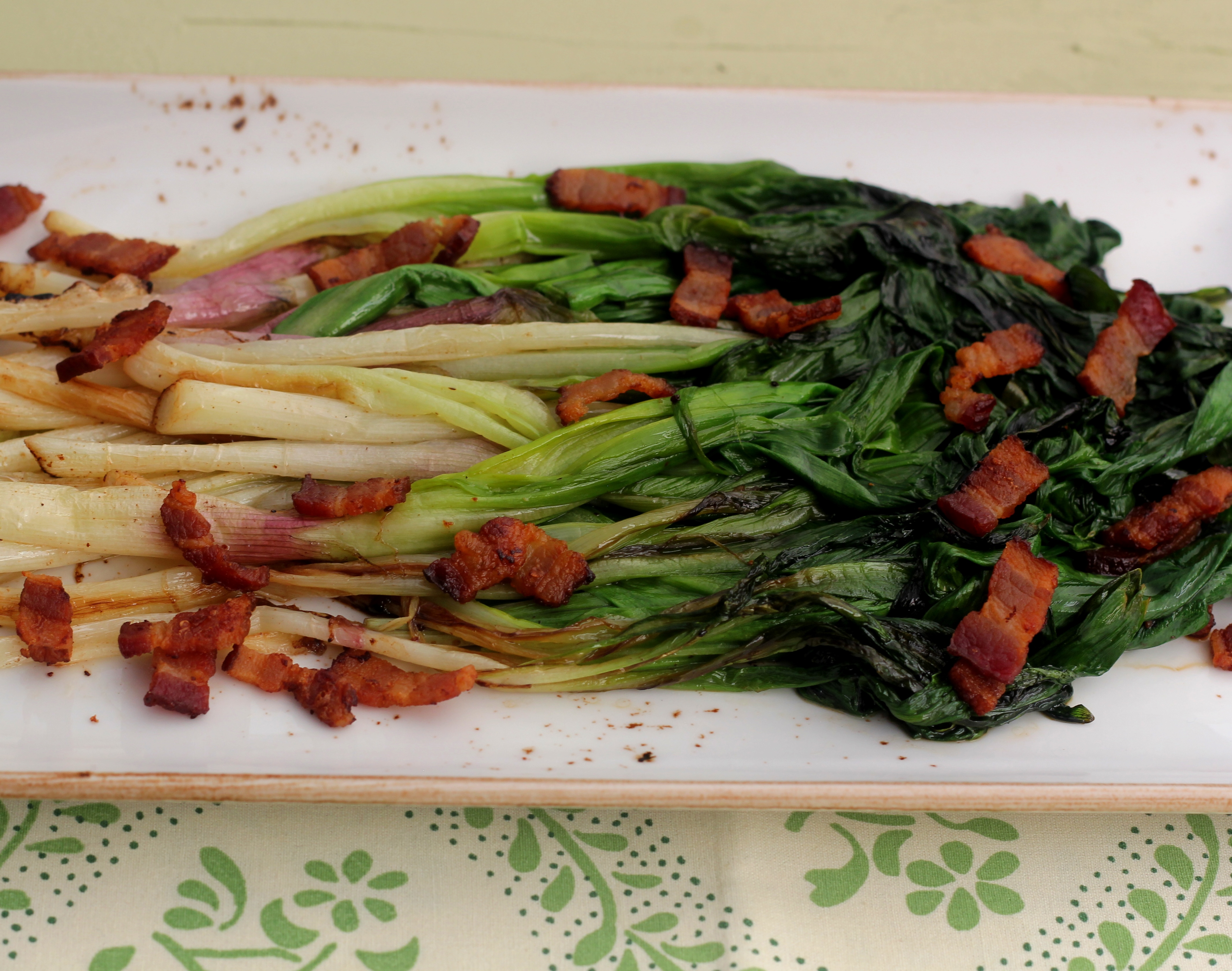 Sauteed Ramps With Apple-smoked Bacon | Emerils.com