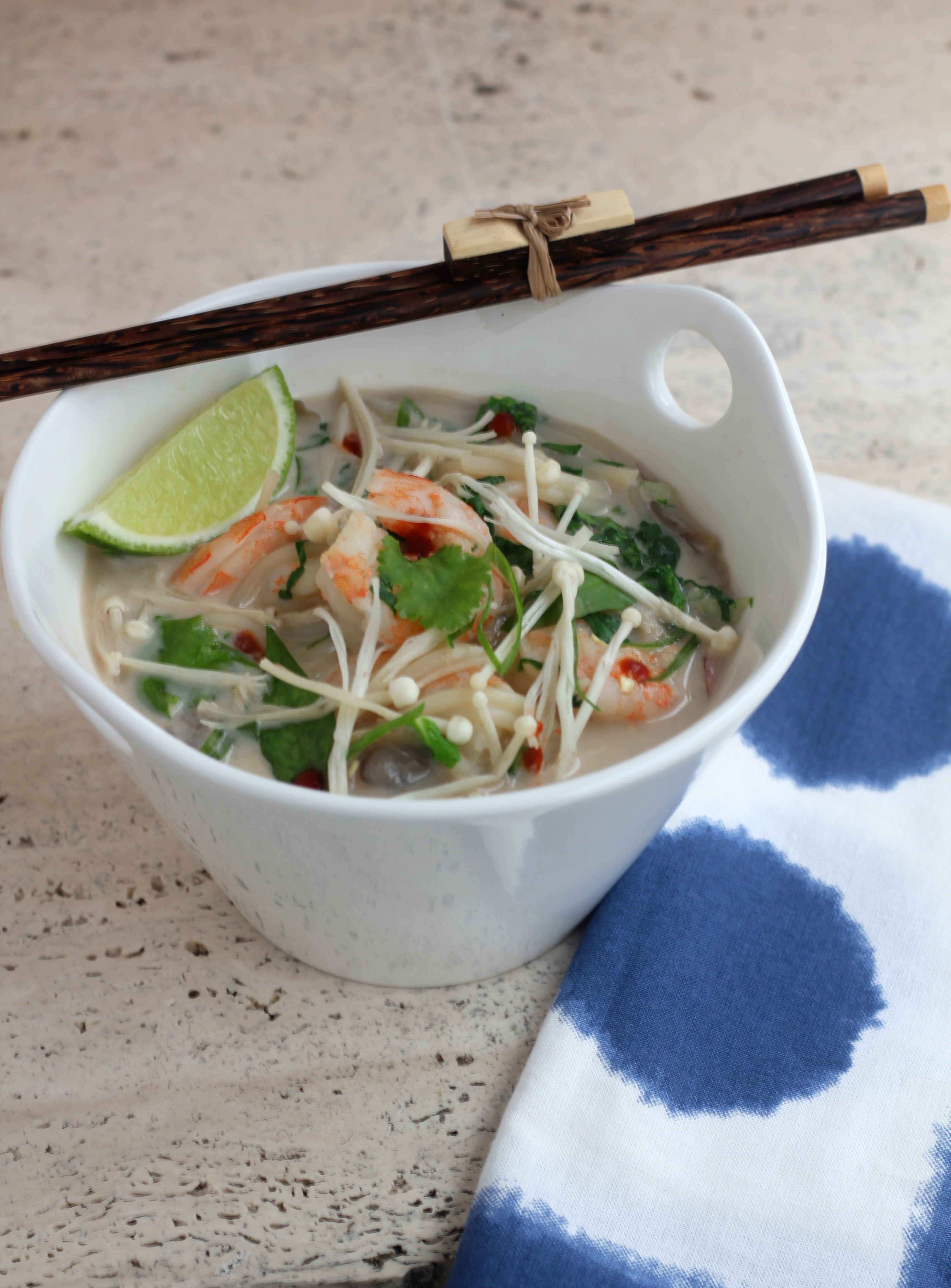 Shrimp Coconut Soup With Ginger And Lemongrass | Emerils.com