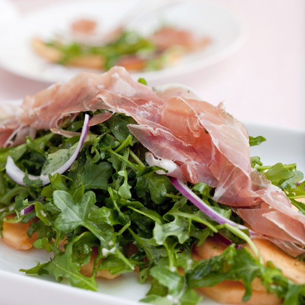 Cantaloupe, Prosciutto, And Arugula Salad