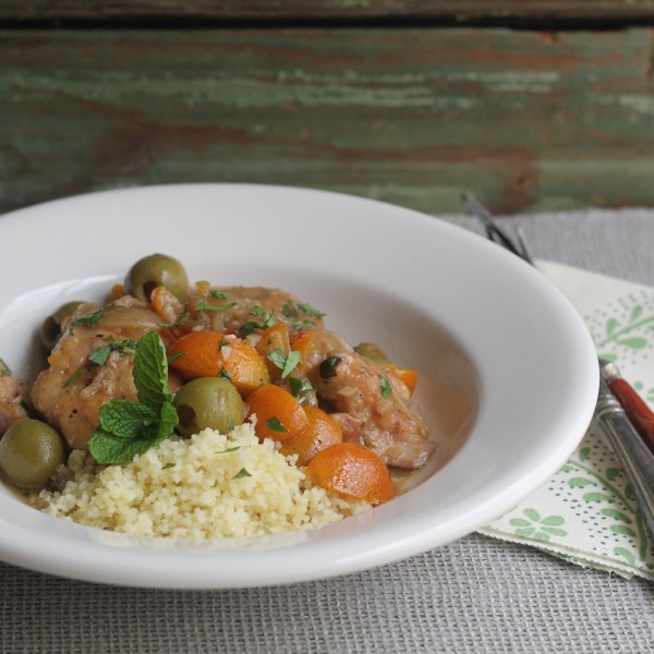Chicken Braised with Olives and Kumquats