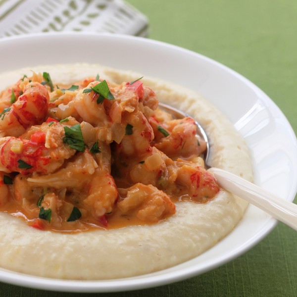 Crawfish Smothered Grits | Emerils.com