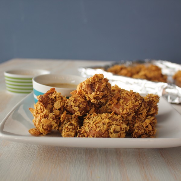 Chicken Nuggets with Honey Mustard Dipping Sauce