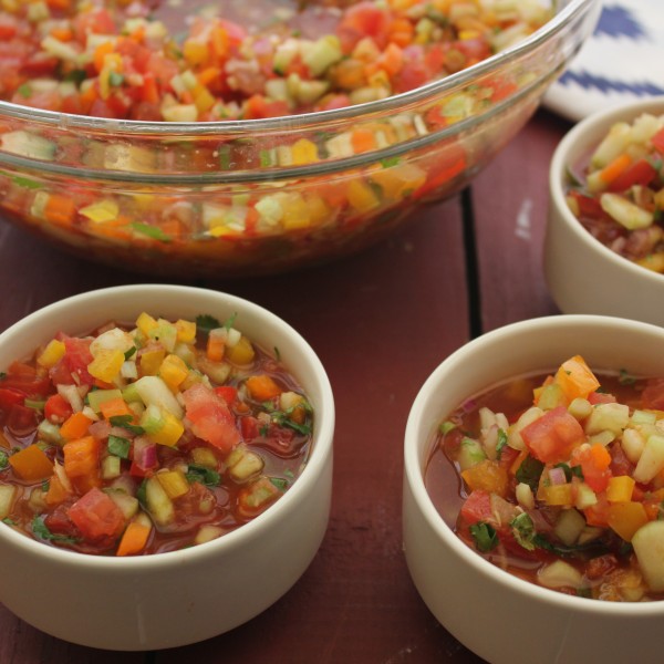 Chunky Garden Gazpacho | Emerils.com