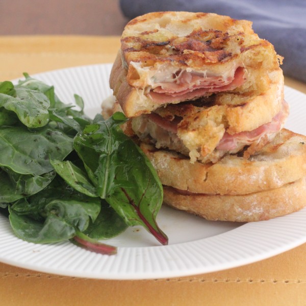 Grilled Prosciutto, Soppressata, And Mozzarella Panini