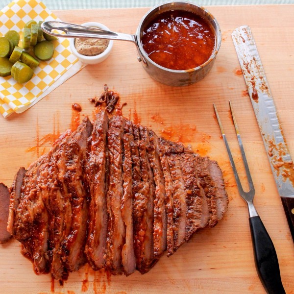 Oven barbecued beef brisket sale