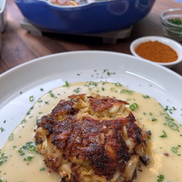 Crab Cakes with Lemon Butter Sauce | Emerils.com