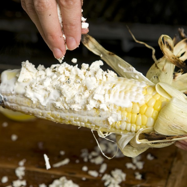 Grilled Corn With Cheese And Chile
