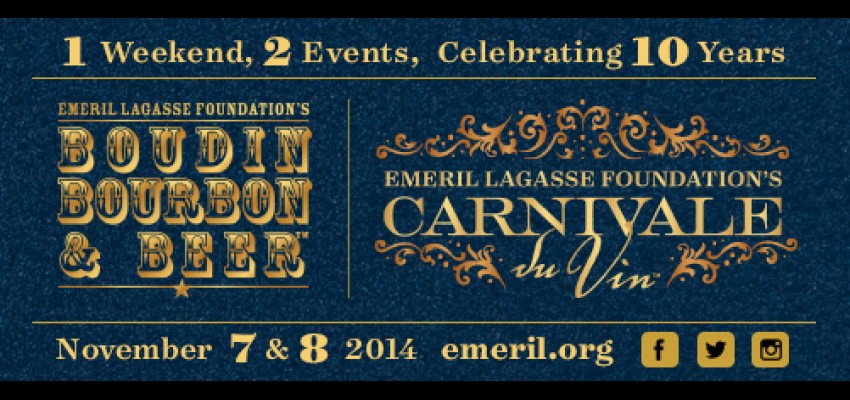 Emeril Lagasse Foundation to Host 10th Anniversary Fundraising Weekend:  November 7 & 8, 2014